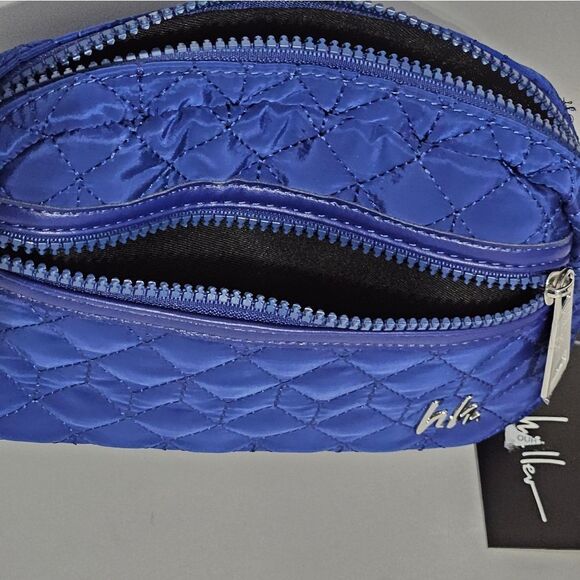 Nicole Miller, Beautiful Royal Blue Quilted Belt Bag. NWT - Picture 10 of 10